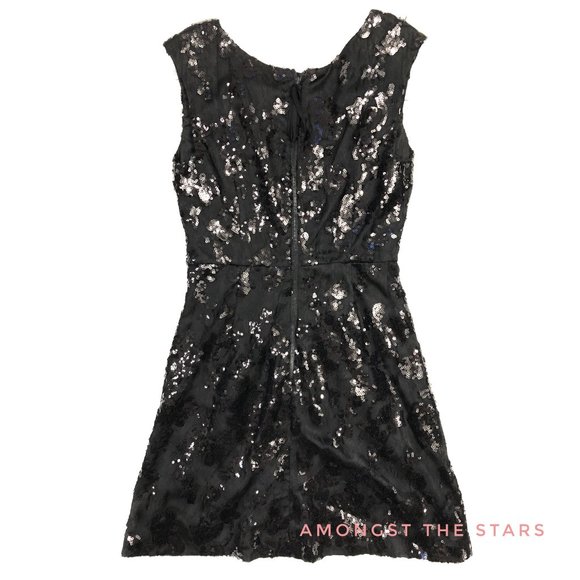 Tracy Reese Embellished Sequin Mini Frock Dress - Picture 11 of 12